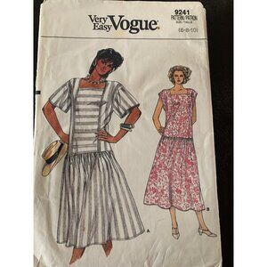 Vogue Misses Dress Sewing Pattern 9241 Sz 6 - 10 - Uncut